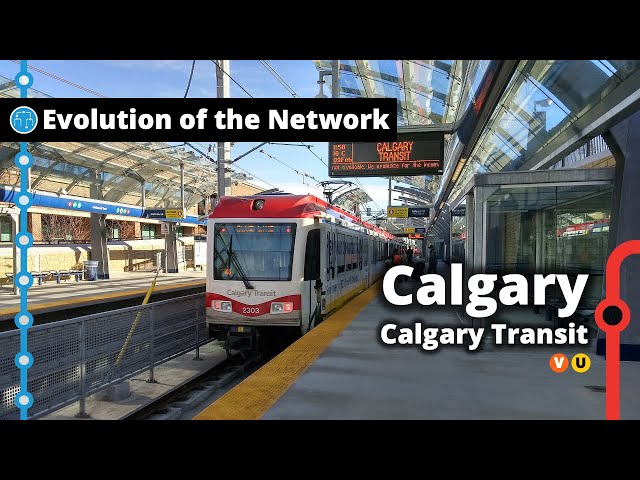 Calgary's C-Train & Transitway Network Evolution
