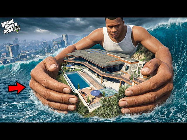 GTA 5 : Franklin Saved His House With His Own Hands In GTA 5 ! (GTA 5 Mods)
