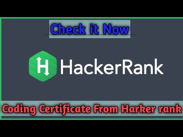 Hackerrank Certificate Test | How To Get Hackerrank Certificate