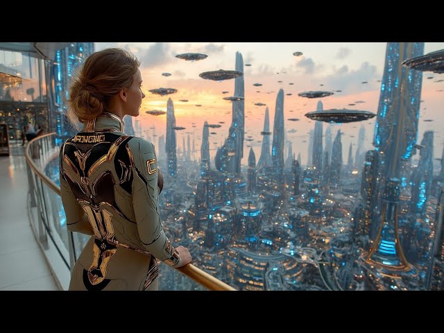 This is A Futuristic Utopia 2080 Ambient Music | Cinematic Sci Fi AI Art Vision 4K