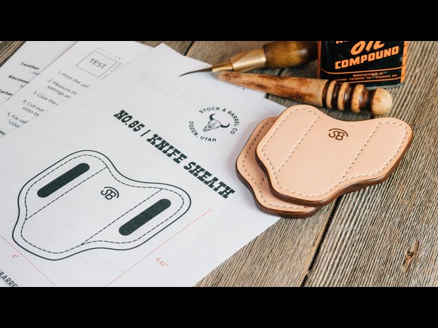 Making a leather craft pattern - Adobe Illustrator for leather workers