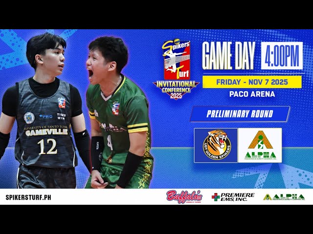 UST-GAMEVILLE vs. ALPHA INSURANCE - Full Match | Preliminaries | 2025 Spikers' Turf Invitational