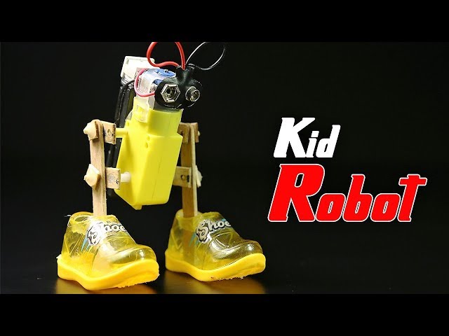 How To Make An Adorable  Walking Robot with Big Shoes