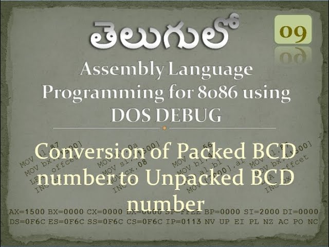 09_Packed BCD to Unpacked BCD number