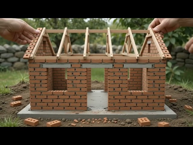 🏗️ I Built a Tiny House in Just Minutes! 😱🔥 | AI Miniature Construction
