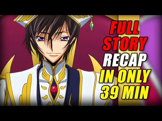 MUST WATCH ANIME! - Code Geass Full Story Recap (EVERYTHING Explained in 39 Mins!)