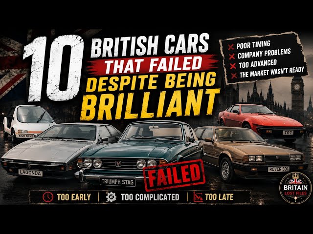 10 British Cars That Failed Despite Being Brilliant | Britain Lost Files 