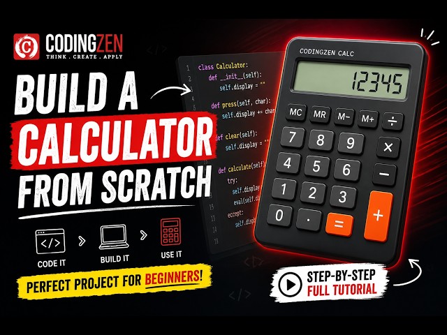 How to Build a Calculator Using Python | Beginner Project (Step-by-Step)