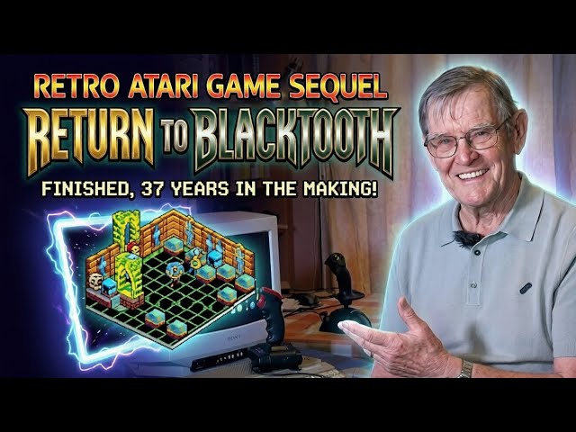 Head Over Heals retro Atari game sequel “Return to Blacktooth” finished, 37 years in the making!