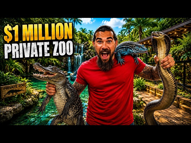 1,000,000 Private Reptile ZOO Tour! Part 2