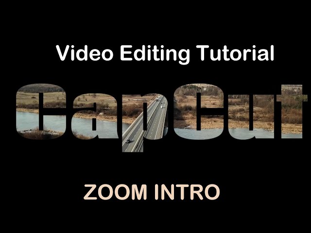 CapCut Tutorial Zoom Intro