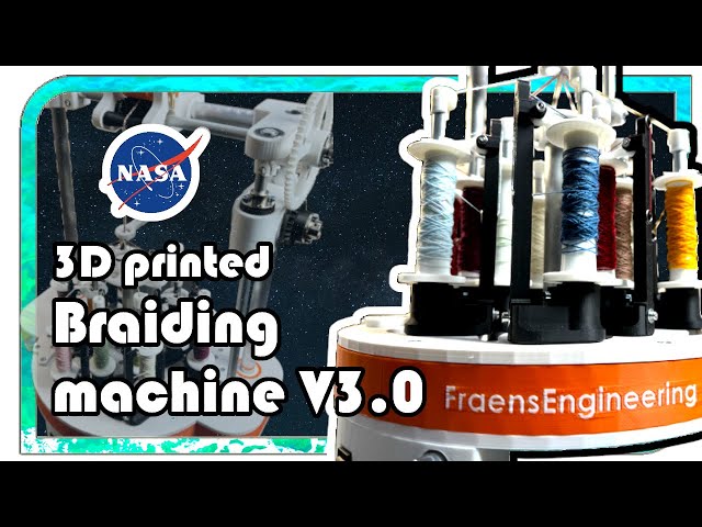 3D printed Braiding machine V3.0
