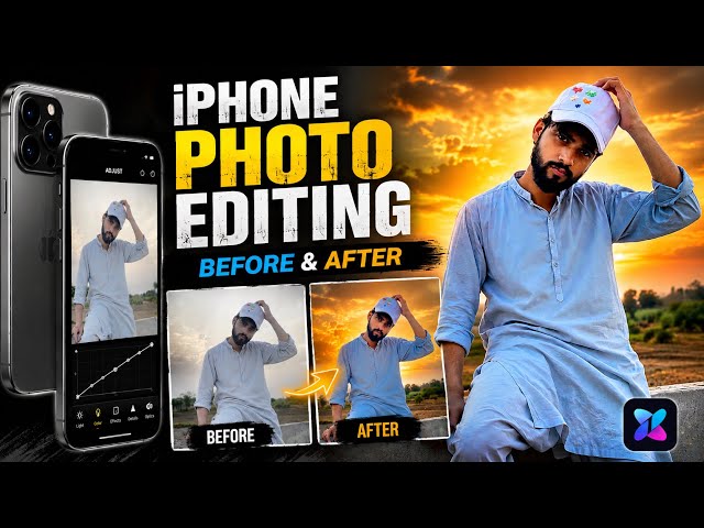 iPhone Sunset Photo Editing Tutorial 📱 | Edit Photos Like a Pro on iPhone | Before & After