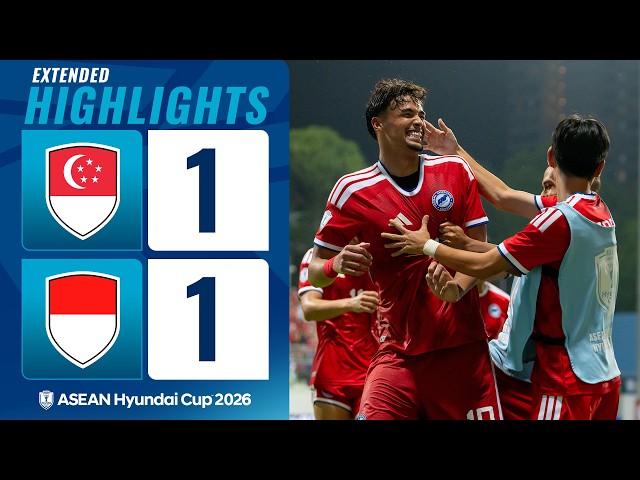 Singapur 1-1 Indonesia | ASEAN Hyundai Cup 2026 | Resumen extendido