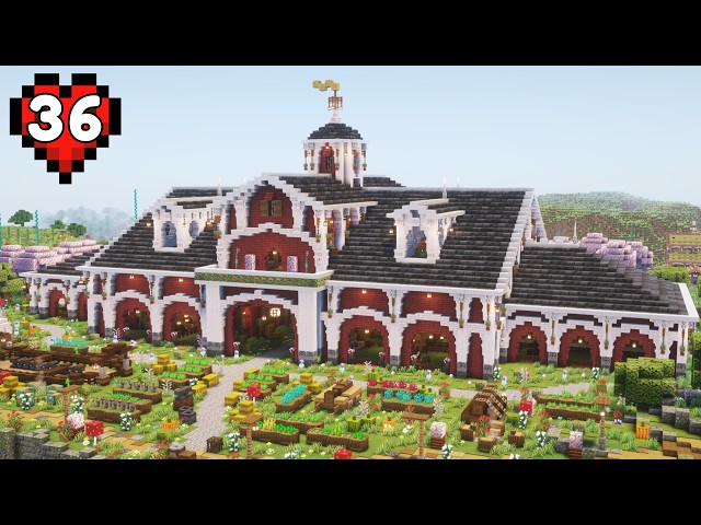 Building Massive Horse Stables in Hardcore Minecraft