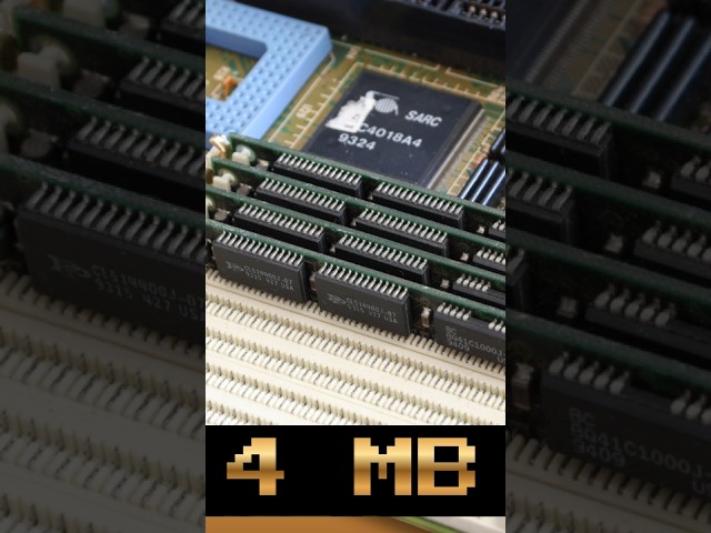 4 modules for 4 MB? #retro #computing #gaming #tech #pc #retropc #retrogaming #ram
