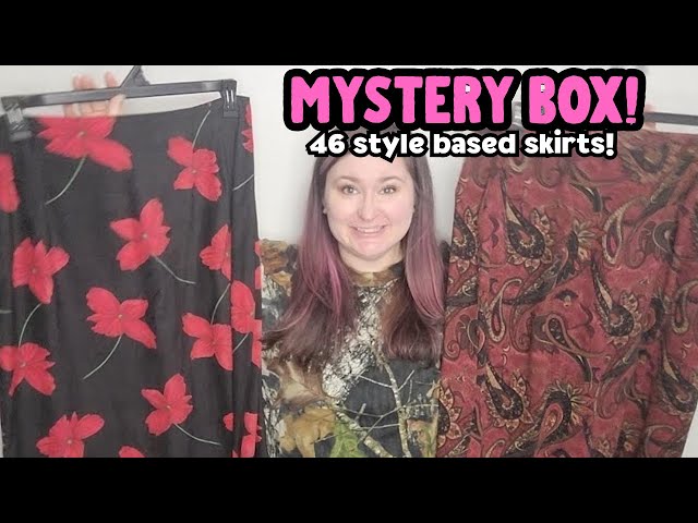 Raghouse skirt Mystery Unboxing! | 46 plus size fall and winter skirts