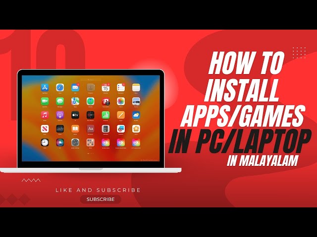 How to Install and Uninstall Apps in PC/Laptop in Malayalam | Using Microsoft Store like Play Store