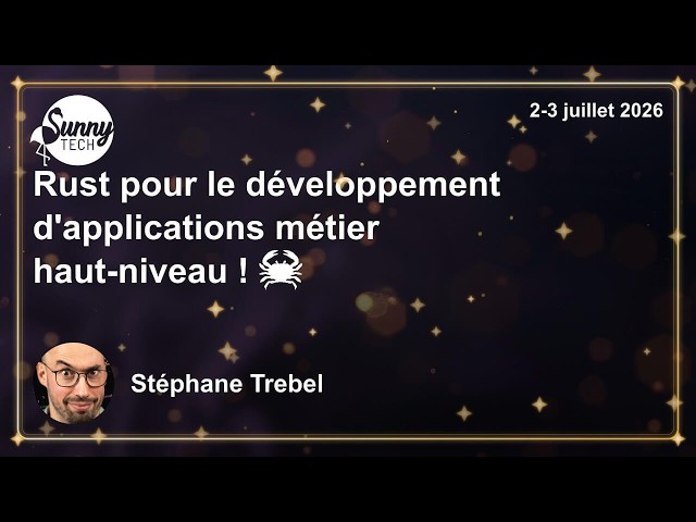 Rust pour le développement d'applications métier haut-niveau ! 🦀