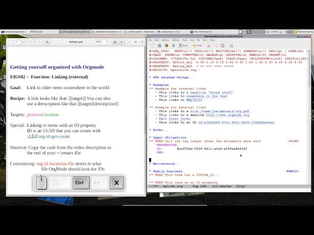 OrgMode E05S02: Linking (external)