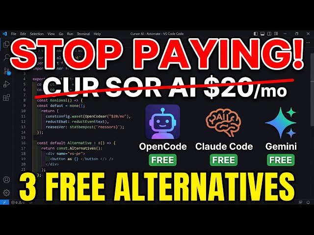 3 Powerful Free Alternatives to Paid Cursor AI (2026)