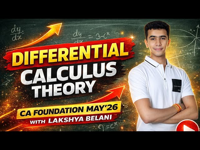 CA Foundation: Differential Calculus Theory | Knowledge Plus