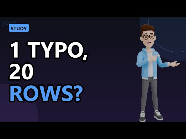 SQL Lesson 24: One Typo Broke 20 Rows (Here's Why)