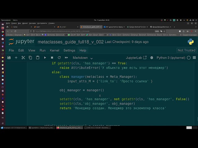 How does individual Python training work using V. Bovsunovsky's teaching system?