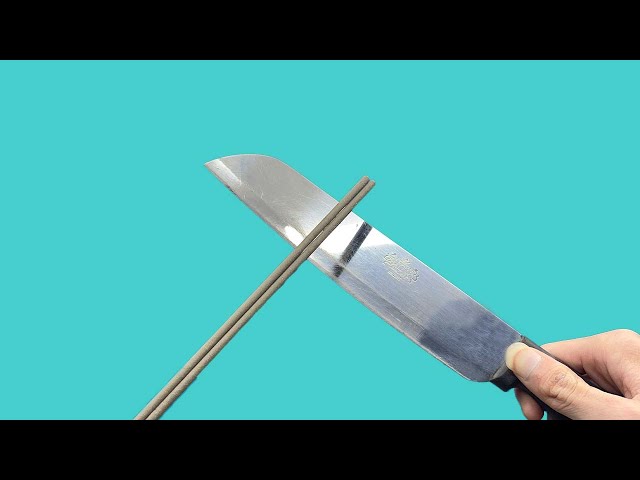The secret to sharp knives without a whetstone!