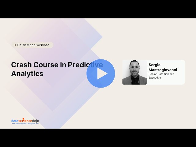 What is Predictive Analytics? |  Data Analytics | Community Webinar