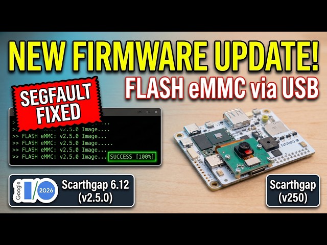 How to Flash the NEW Firmware on Google Coralboard (Scarthgap 6.12 v2.5.0 + Segfault Fix!)