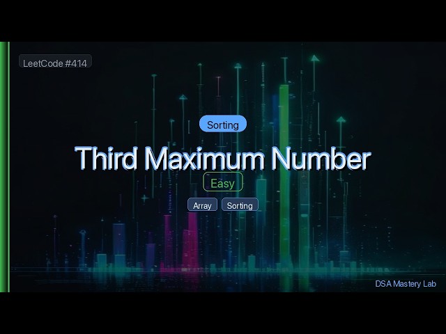 LeetCode 414: Third Maximum Number — The Sorting Trick (C#)