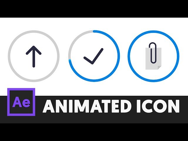 Animated Icon #2 - After Effects Tutorial (No Third Party Plugin) - T050