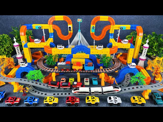 Satisfying 13 Minutes ASMR | High Speed Train Magnetic Track Toy