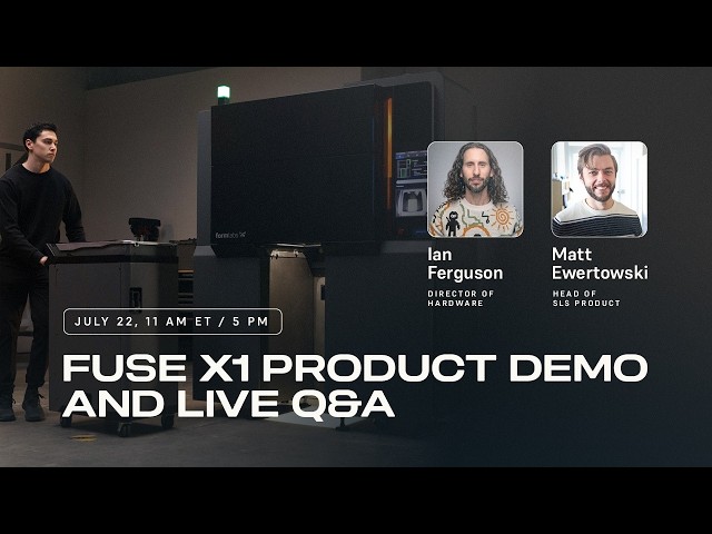Fuse X1 Live Q&A & Demo