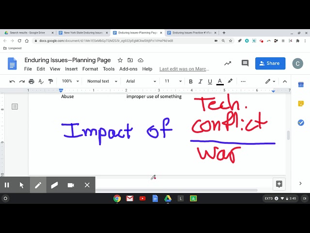 Enduring Issues Overview