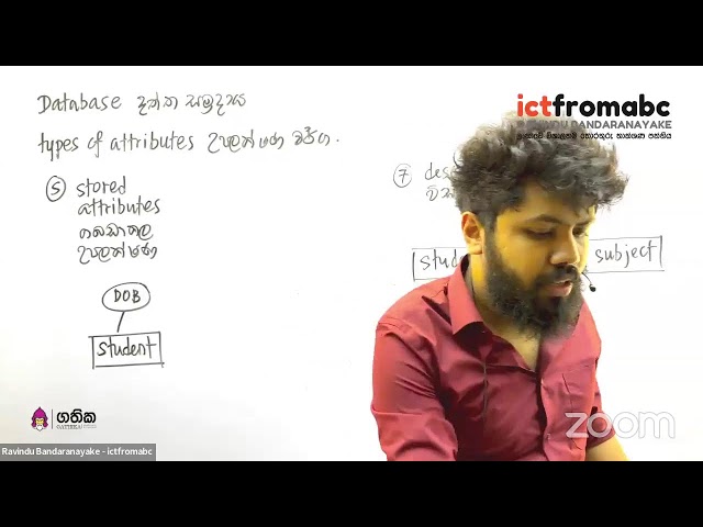 Database for AL ICT | උසස් පෙළ සඳහා දත්ත සමුදාය