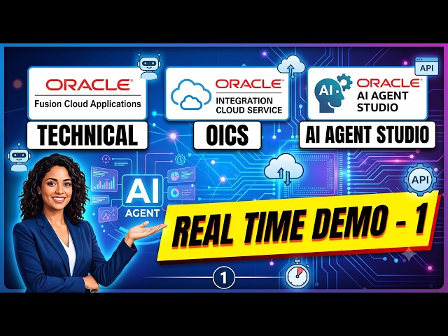 Oracle Fusion Cloud SAAS Technical | Finance | SCM | P-P Cycle | O-C Cycle | OIC | AI Agent Studio