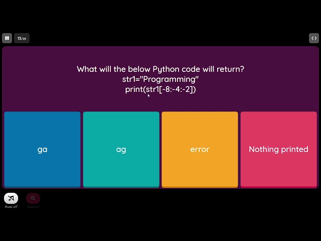 Python MCQs on Strings with answers explained | Python MCQ | MCQs on Python Strings with explanation