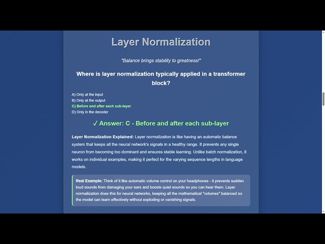 V1 LLM Interview Questions Part I - Transformer Architecture (1-10)