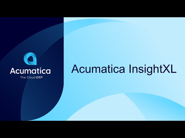 Acumatica InsightXL