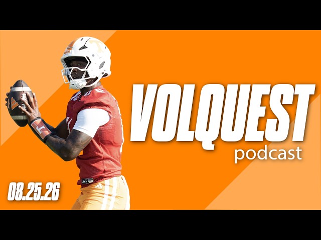 Volquest REACTS to Josh Heupel ending the QB battle & naming true freshman Faizon Brandon QB1 I GBO