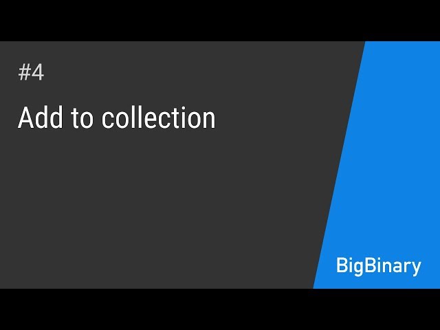 Add to Collection | Learn ReactJS in steps Episode 4
