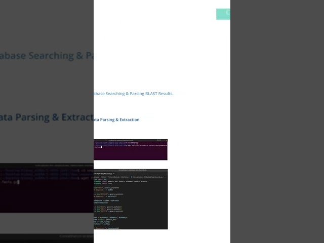 Intermediate Bioinformatics Scripting In Python, BioPython, R & Bioconductor