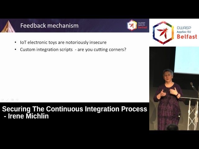AppSec EU 2017 Securing The Continuous Integration Process by Irene Michlin