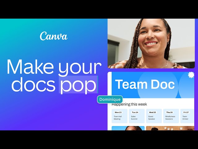 Canva Docs | Make your docs pop