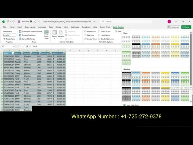 Exp22_Excel_Ch04_CumulativeAssessment_AutoSales | excel chapter 4 cum autosales #autosales #exp22