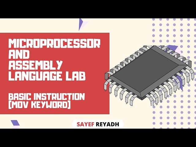 Assembly Language Tutorial Bangla EMU8086 - 3 - Basic Instruction (MOV Keyword) - বাংলা