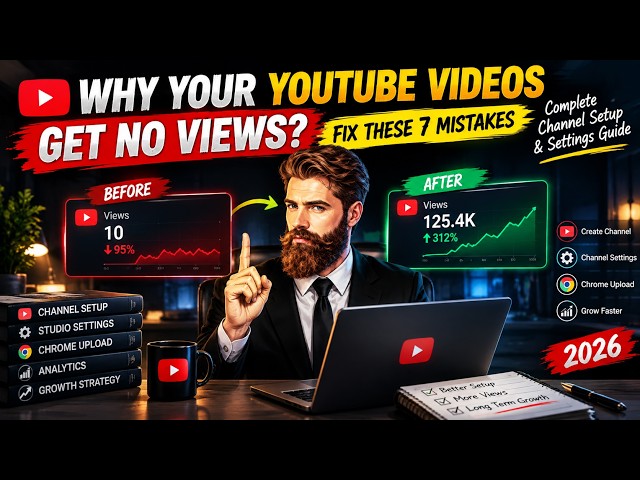 youtube channel setup 2026 complete guide