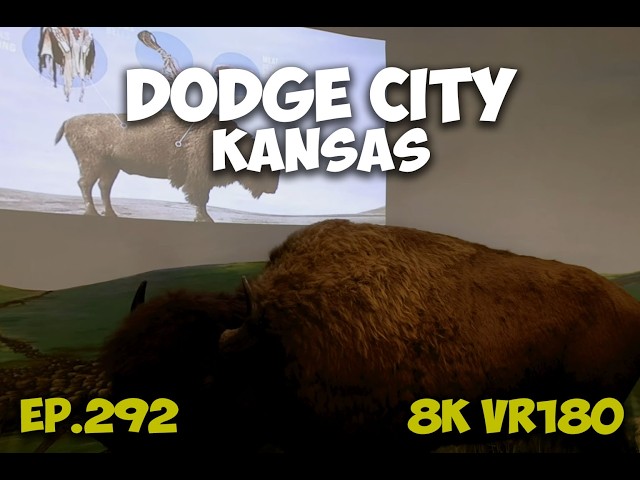 Ep.292 Dodge City Kansas - Boot Hill Museum Preserving True Frontier Origins 8K VR180 3D Travel